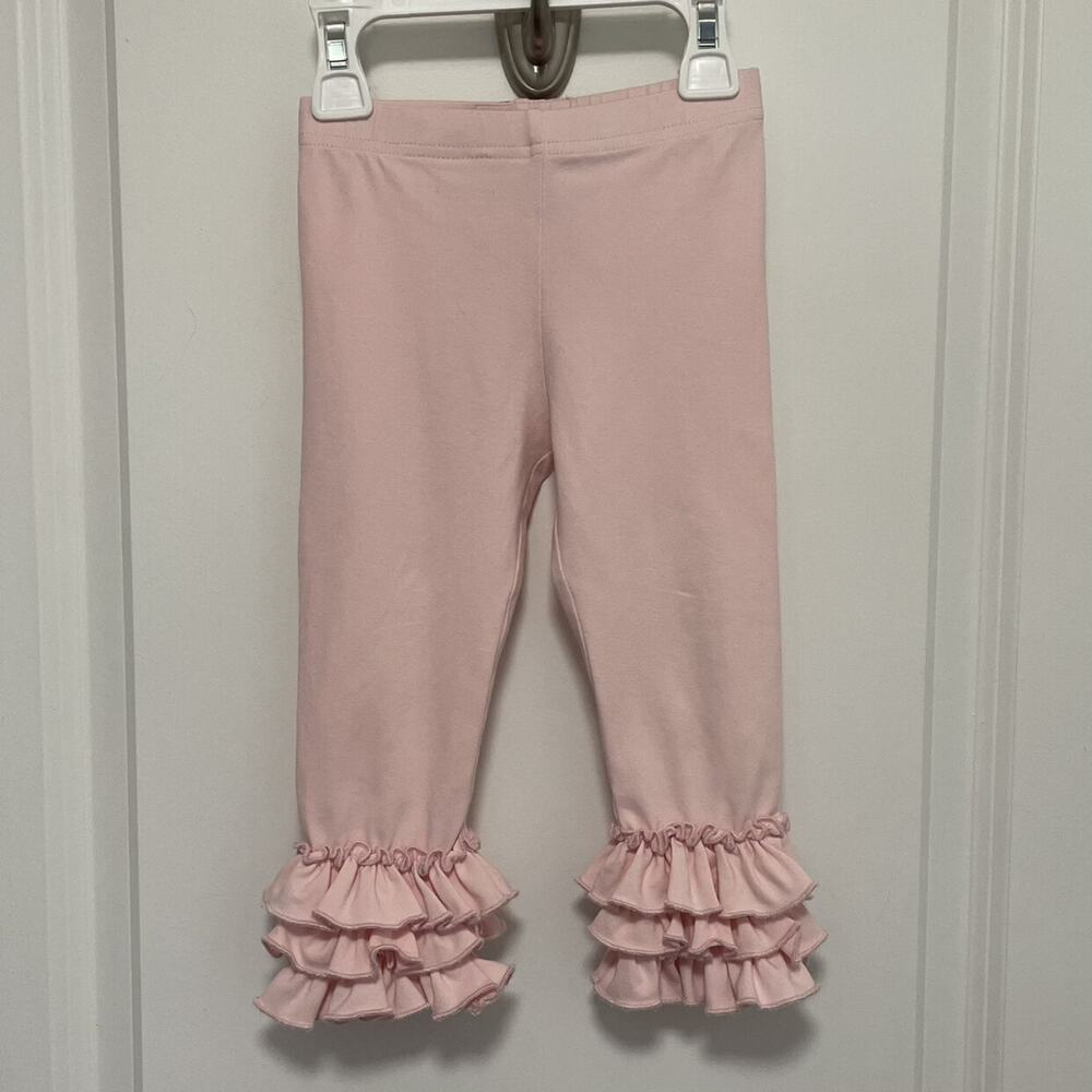 SweetHoney Pastel Ruffled Tiered Leggings Size 18M